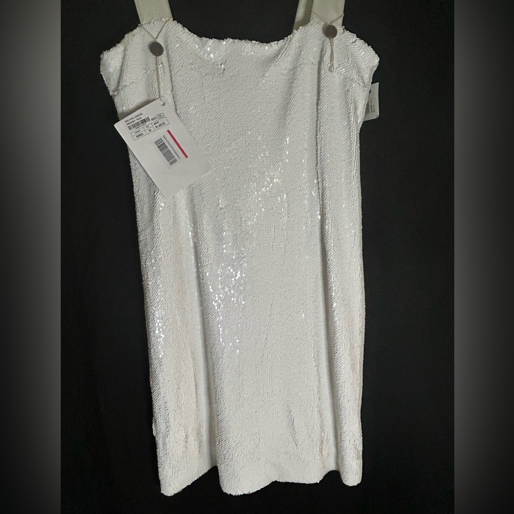 NWT MSRP $1445 GALVAN LONDON SALAR SEQUIN COCKTAIL MINI-DRESS - SIZE US 12 - Picture 8 of 14